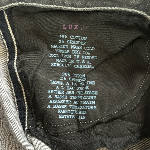 Lux gray wash straight fit jeans - Picture 3 of 5